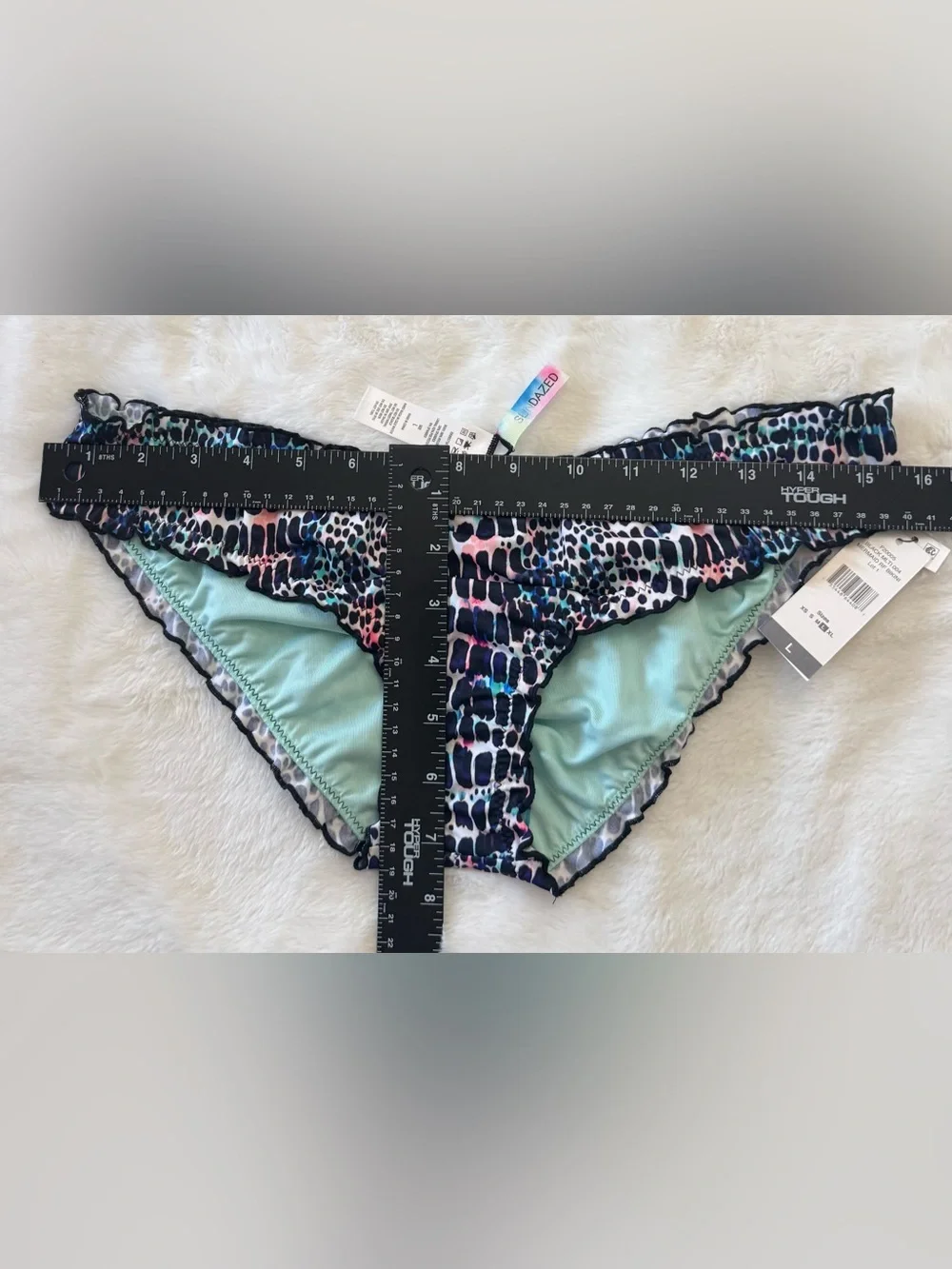 NWT 2 Piece Set Sundazed Nixie Bandeau Top 36C & Mermaid Bikini Bottoms L
